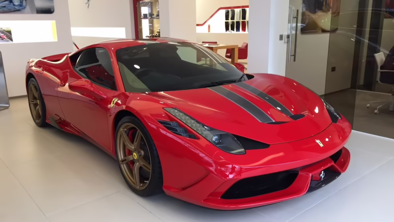 How much does a used Ferrari 458 Italia cost?