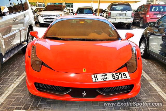 How much is a Ferrari 458 in Dubai?