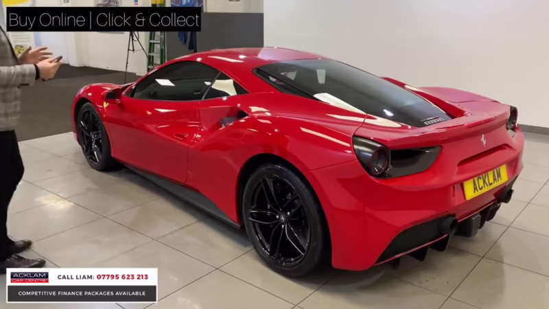How much does a used Ferrari 488 GTB cost?