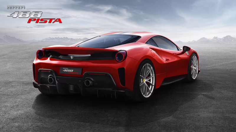 ¿El Ferrari 488 tiene motor trasero?