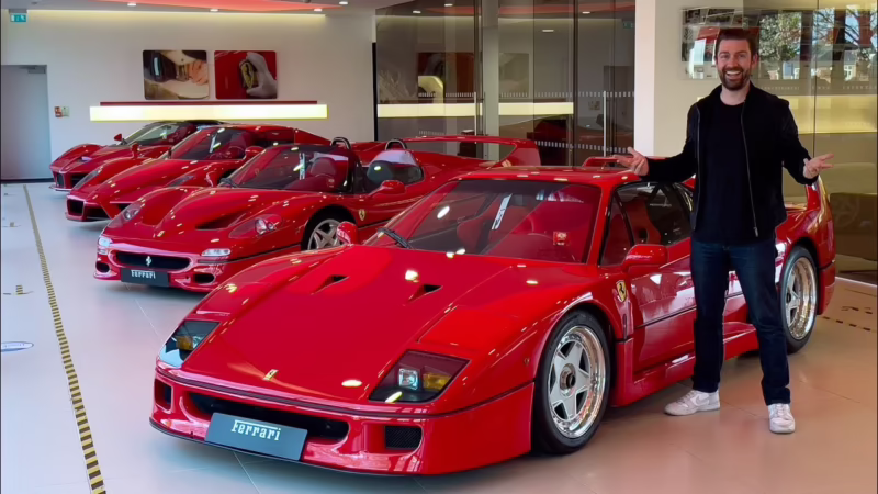 What are the five Ferrari supercars?