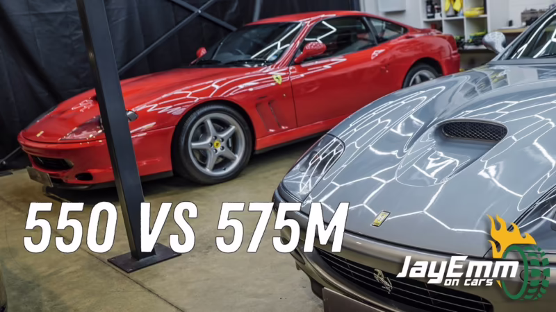 What is the difference between 550 and 575M Maranello?