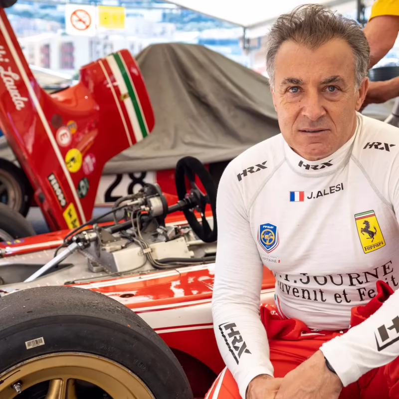 When did Jean Alesi drive for Ferrari?