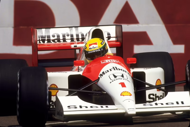 What was Ayrton Senna's favourite car?