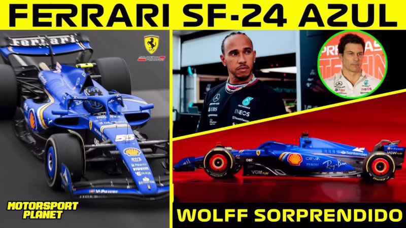 ¿Por qué Ferrari va de azul?