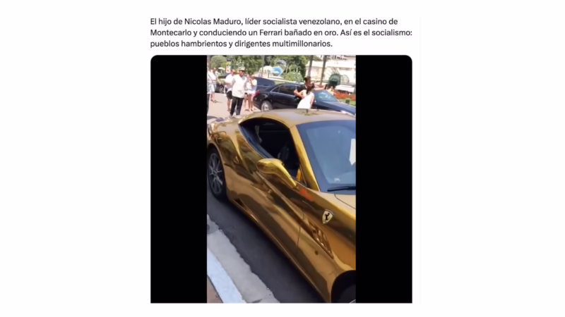 ¿Qué precio tiene un Ferrari en Venezuela?