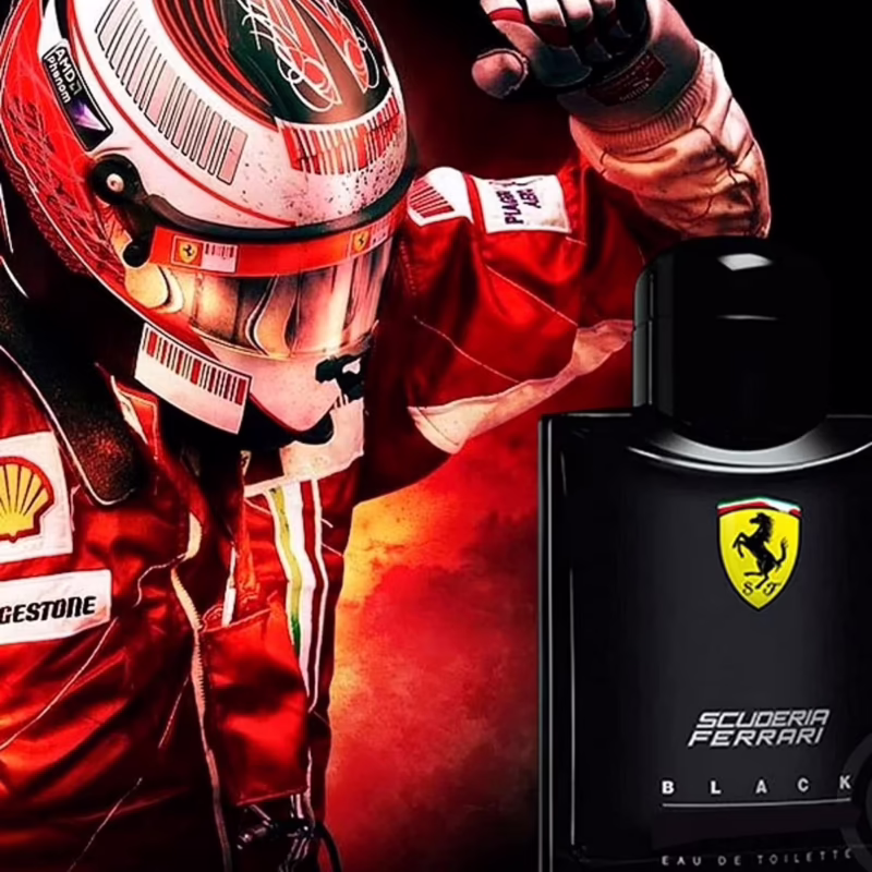Qual é a descrição do perfume Ferrari Black?