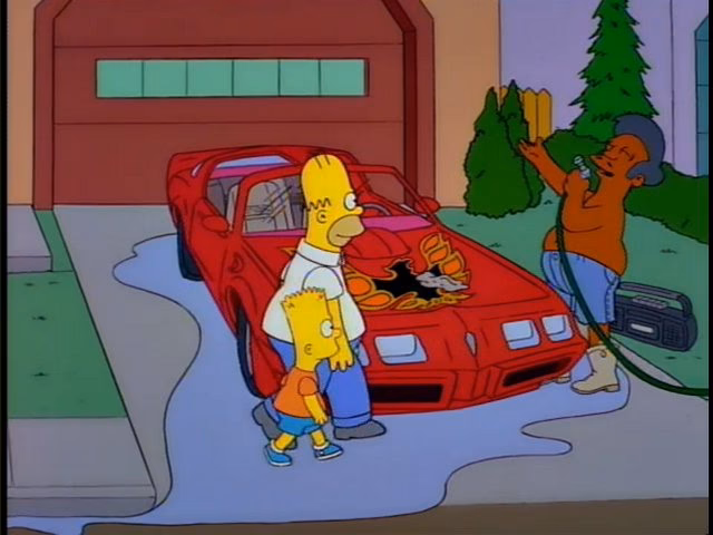 What car does Apu drive?