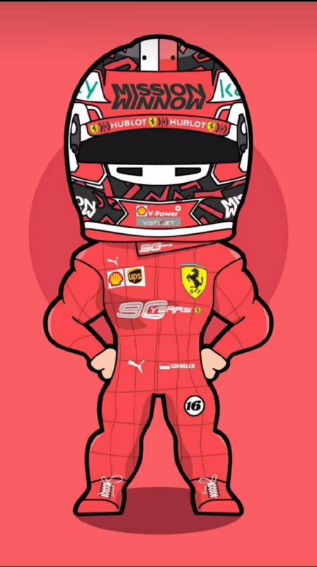 ¿Qué modelo de Ferrari tiene Charles Leclerc?