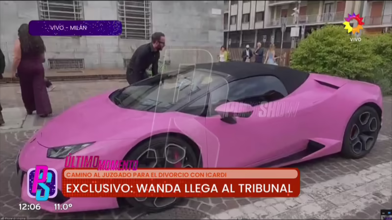 ¿Cuánto cuesta el Lamborghini rosa de Wanda Nara?