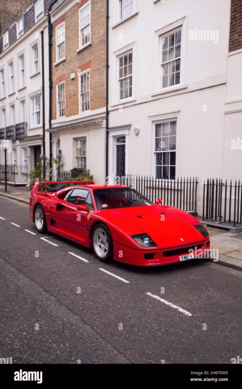 How many Ferraris are in England?
