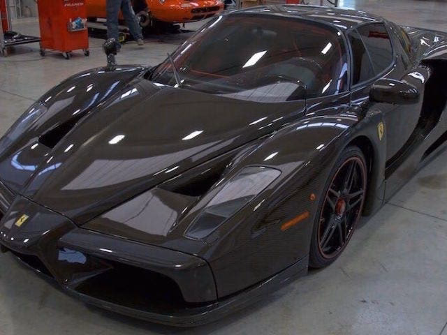 How much is the Ferrari Enzo carbon?