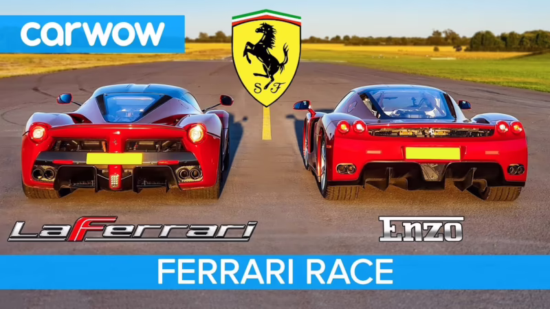 Is the LaFerrari the successor of the Enzo?