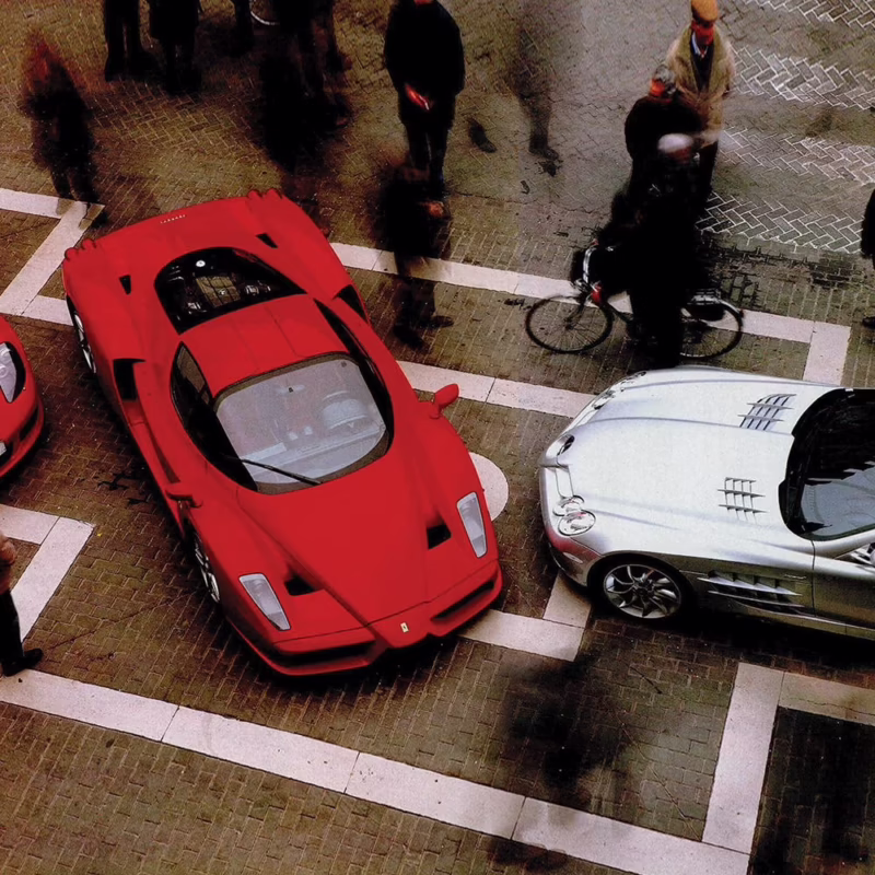 What episode of Top Gear is the SLR race?