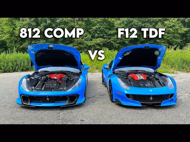 What is the difference between 812 Superfast and F12tdf?