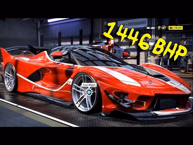 How much is the Ferrari FXX-K Evo in NFS Heat?