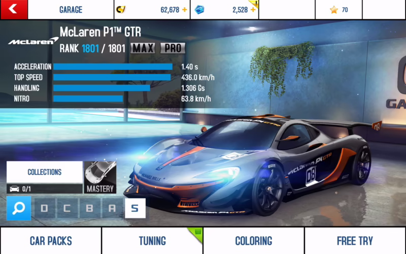 Is the McLaren P1 good in Asphalt 9?