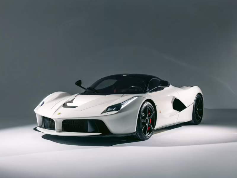 How much is the white Ferrari LaFerrari?