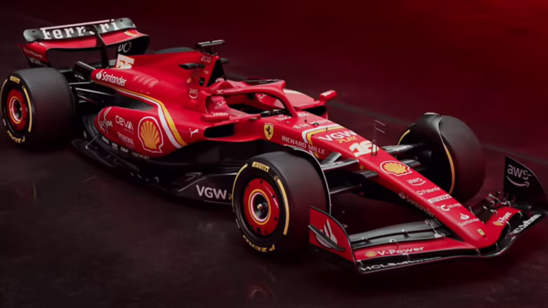 Where can I watch the Ferrari F1 car launch?