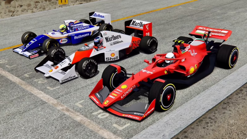 Who raced for Ferrari McLaren and Williams?