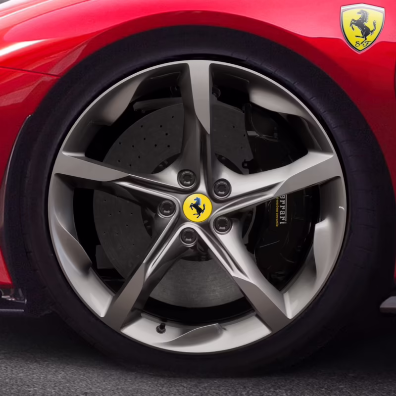 What wheels does Ferrari use?