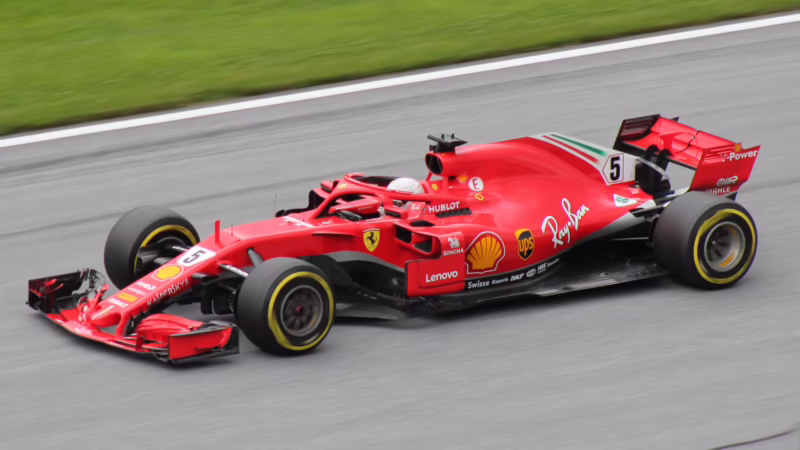 Who did Vettel drive for in 2018?