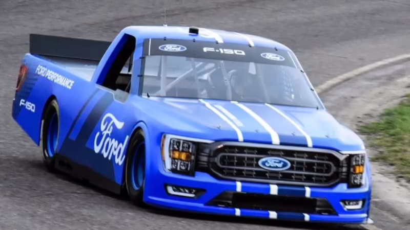 Which Ford engine was banned from NASCAR?