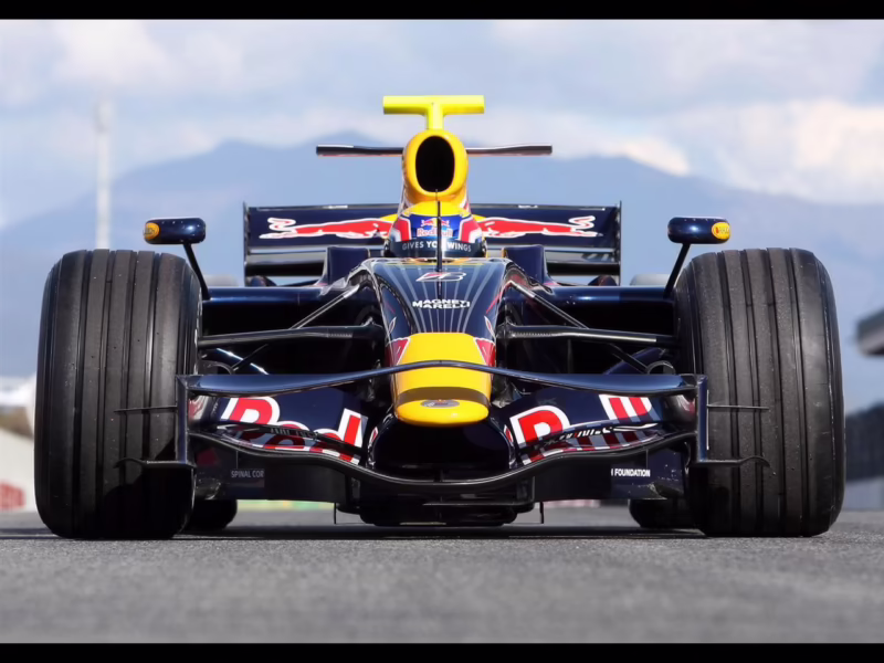What car did Red Bull use in 2008 F1?