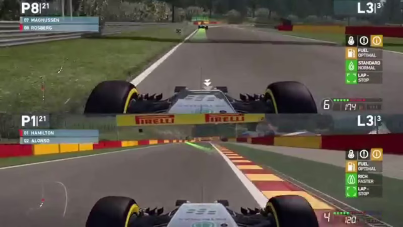 Does F1 24 have split-screen on PS5?