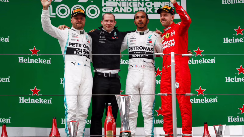 Who won the Chinese GP sprint race?