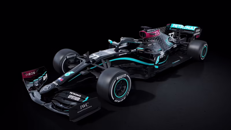 What F1 car did Mercedes use in 2020?