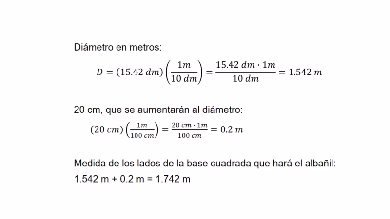 ¿Cómo calcular el diámetro de la raíz?