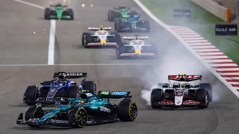 Why is F1 Bahrain on Saturday?