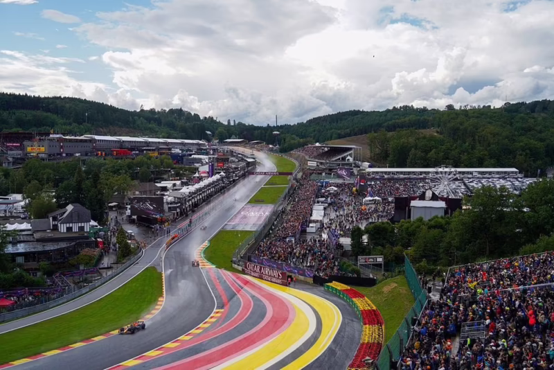 ¿Cuál es la ciudad más cercana al Gran Premio de Bélgica?