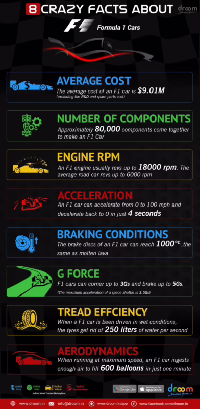 What are some fun facts about F1?