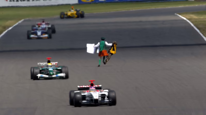 What was the most famous F1 crash?