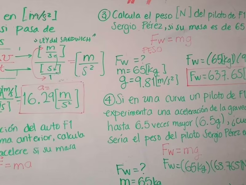 ¿Cómo influye la física en la Fórmula 1?