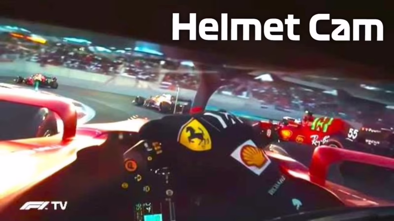 How much does the F1 helmet cam weight?
