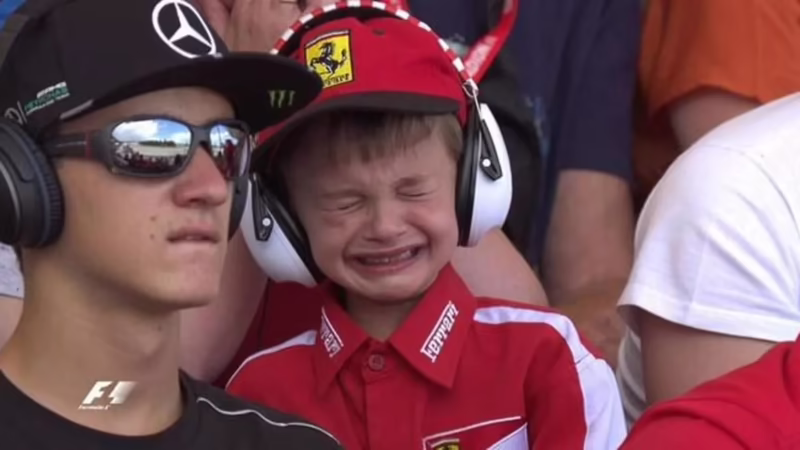 ¿Pueden los niños pequeños ir a la F1?