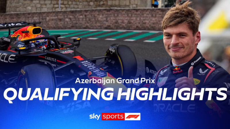 What time is qualifying for F1 in Azerbaijan?