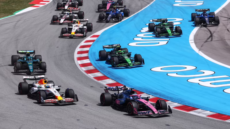 Who won the Formula 1 race in Spain today?