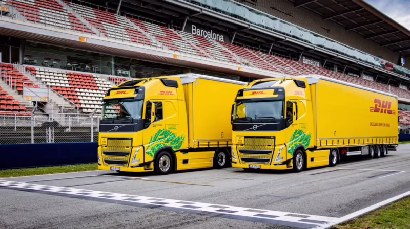 What trucks do F1 teams use?