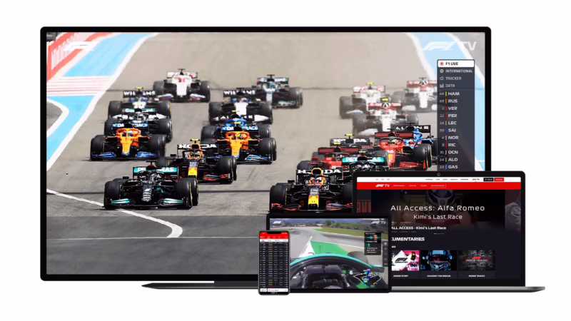 What websites can I watch F1 for free?