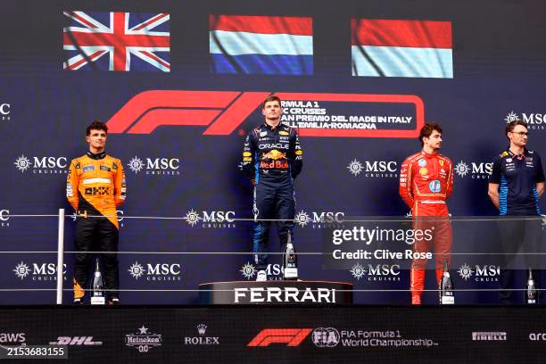 Who got the podium in F1?