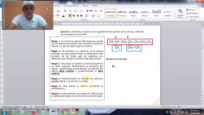 ¿Cuál es la fórmula estructural del 4-etil-2-metilheptano?
