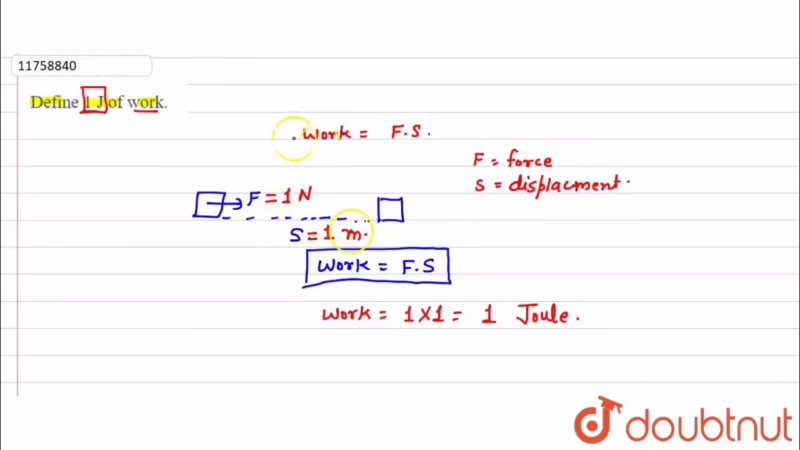¿Cuál es la fórmula dimensional del joule?