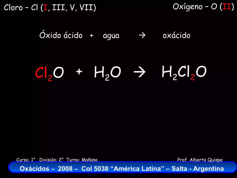 ¿Cómo calcular ácidos oxácidos?
