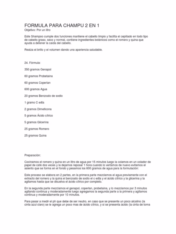 ¿Cuál es el ingrediente que hace que el shampoo haga espuma?