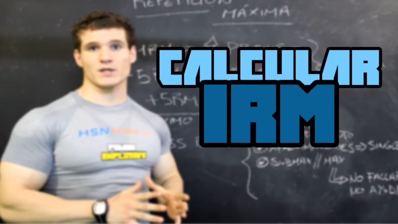 ¿Cómo se calcula 1 RM?