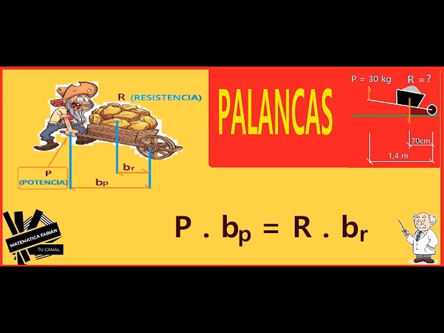 ¿Qué son las palancas de 1, 2 y 3 género?